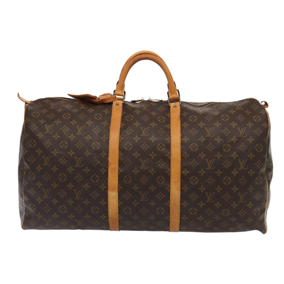 LOUIS VUITTON Monogram Keepall 60 Boston Bag M41422 LV Auth 85275 - Picture 13 of 16